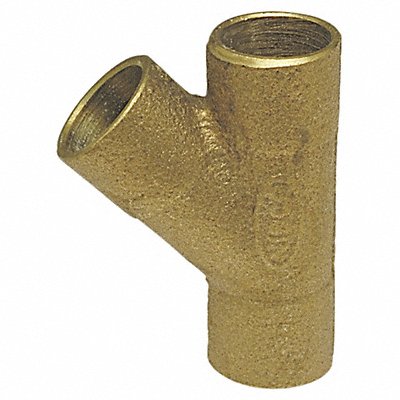 NIBCO 74934 Wye 45 Deg Cast Bronze 3/4 Tube CxCxC