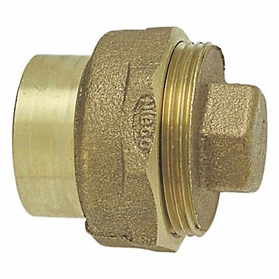 NIBCO 8162 Pug Cast Brass 2 Tube FTGxCleanout