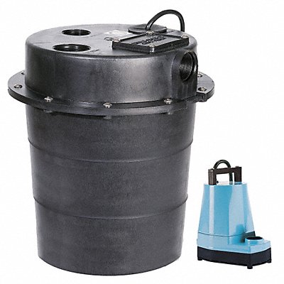 LITTLE GIANT 505055 Sink Drain Pump System 1/6 HP