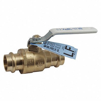 APOLLO 77VLF14A01 Manual 2-Way Ball Valve Press Brass