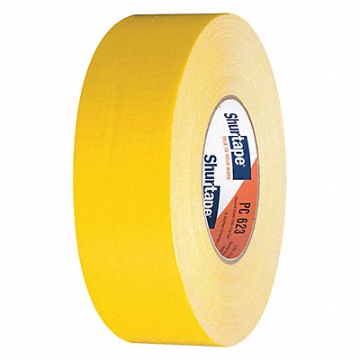 SHURTAPE PC623 Duct Tape Yellow 1 7/8inx60 yd PK24