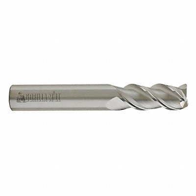 GRAINGER GMA10FXL3 End Mill 1 Dia 2-1/2 Cut Carbide