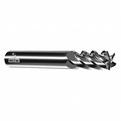 GRAINGER GMHT34F5 Square End Mill Single End Carbide 3/4