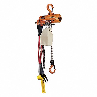 HARRINGTON AH300P10 Air Chain Hoist AH 10 ft Lift 28 fpm