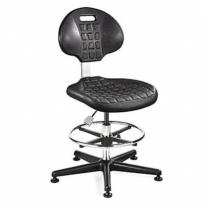 BEVCO 7500C1BLK Cleanroom Task Chair Polyurethane Black