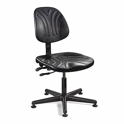 BEVCO 7001D Task Chair Poly Black 15 to 20 Seat Ht