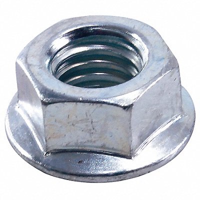 AMERICAN GARAGE DOOR SUPPLY NUTFS14 Flanged Serrated Hex Nut SS PK16