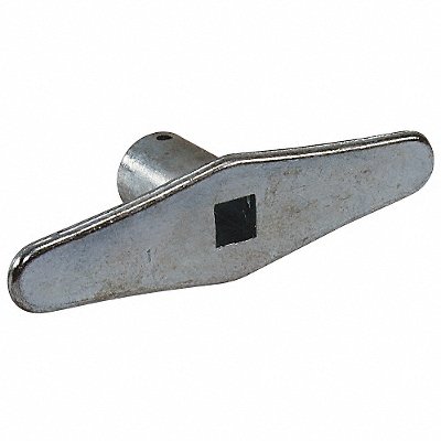 AMERICAN GARAGE DOOR SUPPLY LITH516 Inside T Handle Zinc For 5/16 In Shaft
