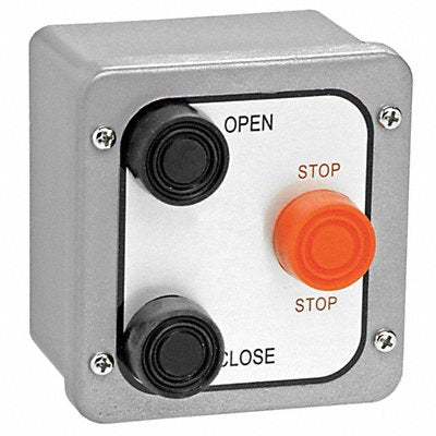 AMERICAN GARAGE DOOR SUPPLY 3BX Control Station 3 Buttons Surface Mount