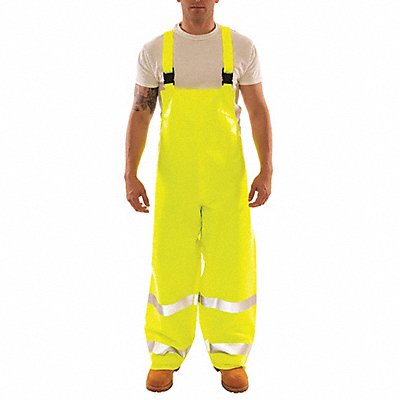 TINGLEY O44122 K7316 Arc Flash Rain Overall Cat 2 Ylw/Grn 5XL