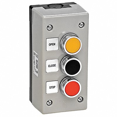 AMERICAN GARAGE DOOR SUPPLY 3BXT Control Station 3 Buttons Surface Mount