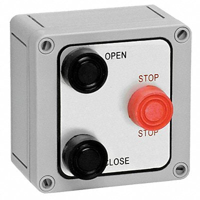 AMERICAN GARAGE DOOR SUPPLY 3B4X Control Station 3 Buttons Nema 4X