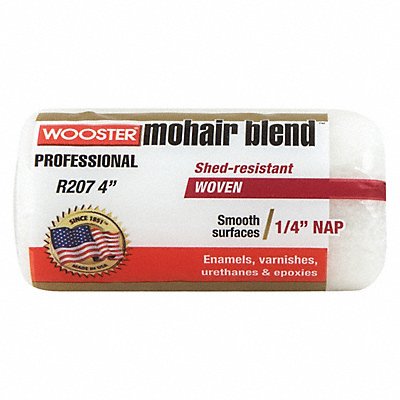 WOOSTER R2074 4 Inch Mini Roller Cover 1/4 Inch Nap 12
