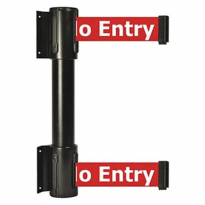 TENSABARRIER 896T233STDRBXC Belt Barrier 7-1/2 ft No Entry Black