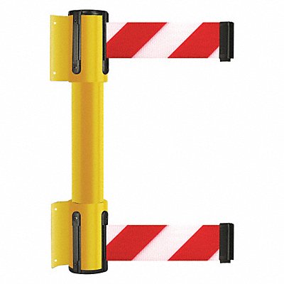 TENSABARRIER 896T235MAXD3XC Belt Barrier 13 ft Red w/White Stripe
