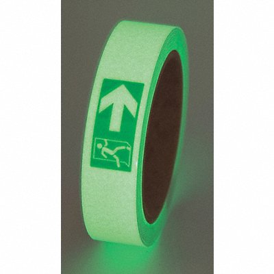 INCOM MANUFACTURING GT130EXR Floor Tape Green/White 1 inx30 ft Roll