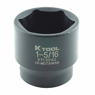 KTI KTI33142 Impact Socket SAE 1-5/16in 1-1/2in.L Hex