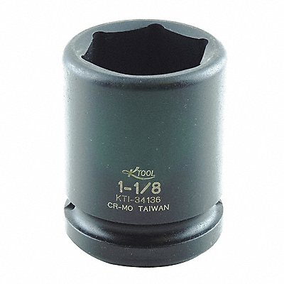 KTI KTI34136 Impact Socket SAE 1-1/8in. 2in.L Hex
