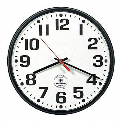 36WE35 ABILITY ONE 6645020000000 Wall Clock Analog Battery