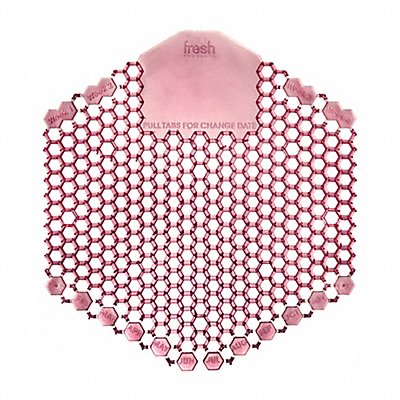 TOUGH GUY 36WE51 Urinal Screen Hexagon Pink 58 g PK10