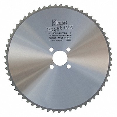 MORSE ICNT36080CB Circular Saw Blades 14-11/64in.Dia 80T