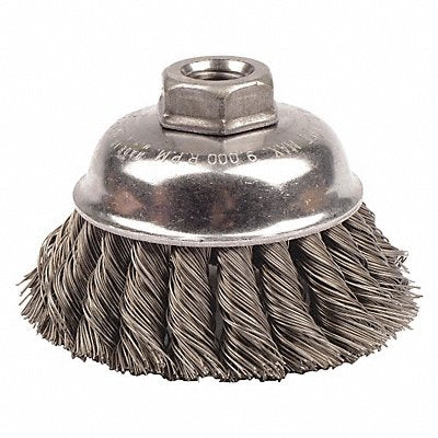 WEILER 12746 Knot Wire End Brush 3-1/2In