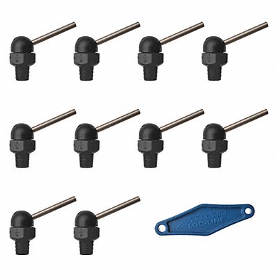 LOC-LINE 79021BLK Nozzle CT Style 0.117in.dia PK10