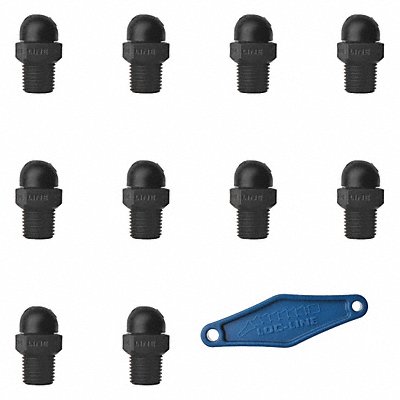LOC-LINE 79022BLK Nozzle CT Style 0.160in.dia PK10