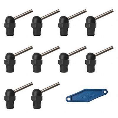LOC-LINE 79063BLK Nozzle CT Style 0.062in.dia PK10