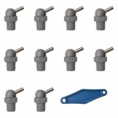 LOC-LINE 79074G Nozzle CT Style 0.160in.dia PK10