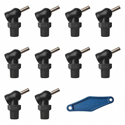 LOC-LINE 79082BLK Nozzle XR Style 0.062in.dia PK10