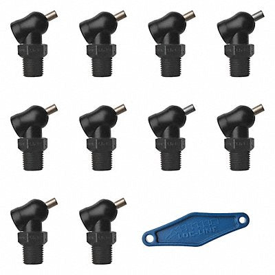 LOC-LINE 79093BLK Nozzle XR Style 0.160in.dia PK10