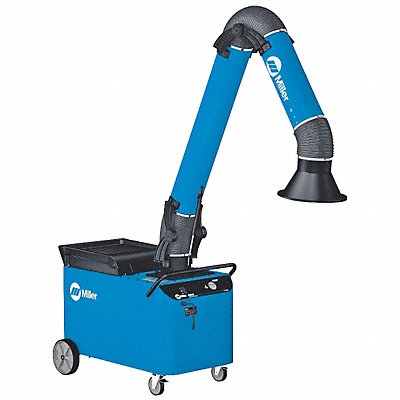 MILLER ELECTRIC 951507 Portable Fume Extractor 7 ft L 8 in Dia