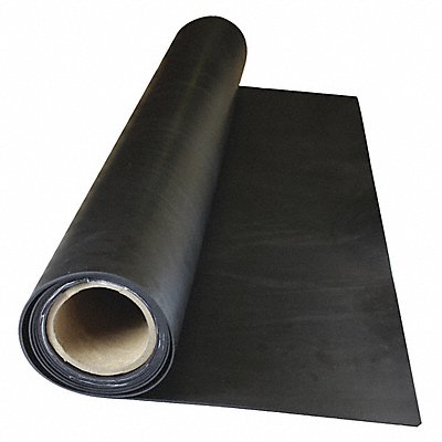 GRAINGER BULKRSN70862 Neoprene Roll 70A 15 x36 x0.125 Black