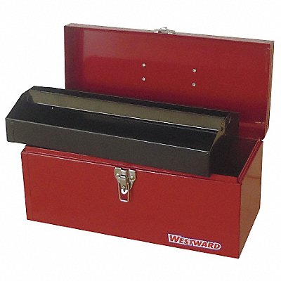 WESTWARD 36Y011 Steel Tool Box 16 in