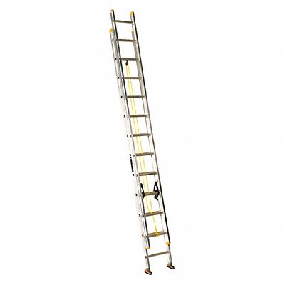 LOUISVILLE AE3224 Extension Ladder Aluminum 24 ft I