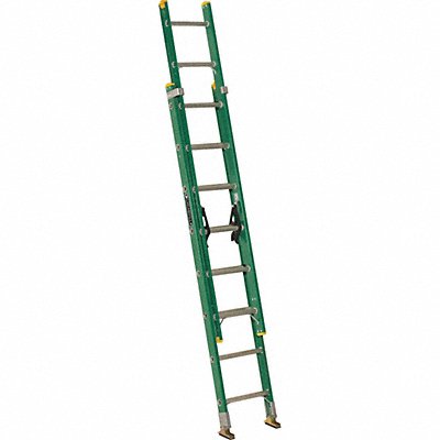 LOUISVILLE FE0616 Extension Ladder Fiberglass 16 ft II