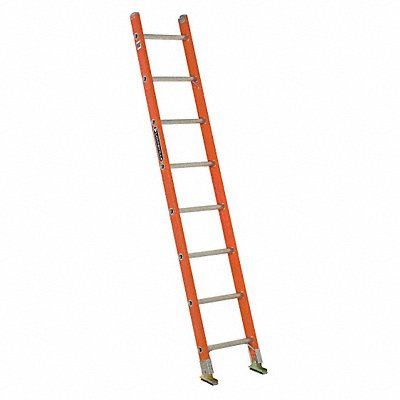 LOUISVILLE FE3108 Straight Ladder 8 ft 300 lb Fg