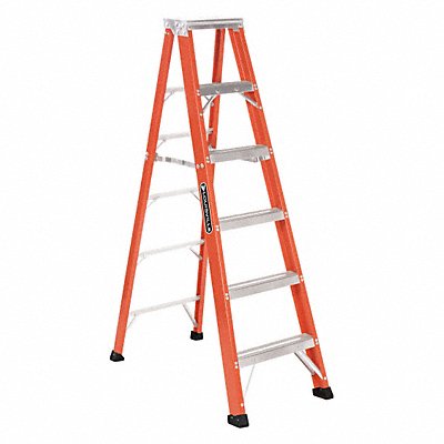 LOUISVILLE LADDER FS1306HD Stepladder Fg 6 ft 375 lb.