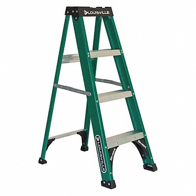 LOUISVILLE FS4004 Stepladder Fg 4 ft 225 lb.