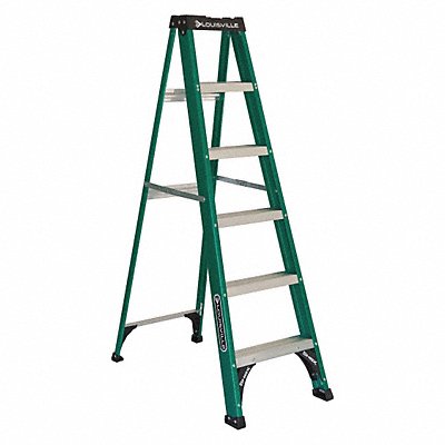 LOUISVILLE FS4006 Stepladder Fg 6 ft 225 lb.
