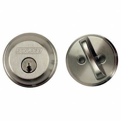 SCHLAGE B60N626 Deadbolt HD Satin Chrome 5 Pins