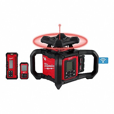 MILWAUKEE 370421T Laser Level Kit Red Batteries Included