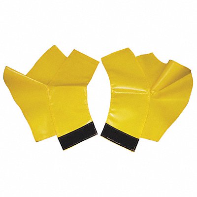 CHICAGO PROTECTIVE APPAREL 485VCN Spats 7 18 oz Yellow Vinyl PR