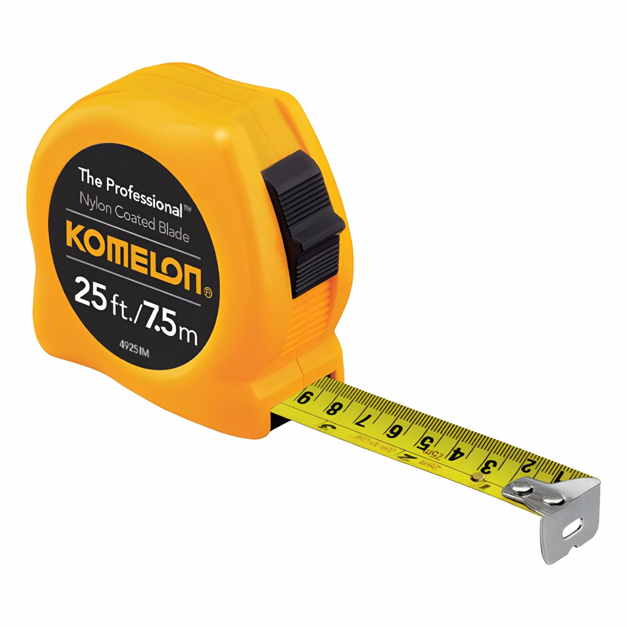 KOMELON 4925IM Tape Measure Metric 25 ft./7.5m x 1