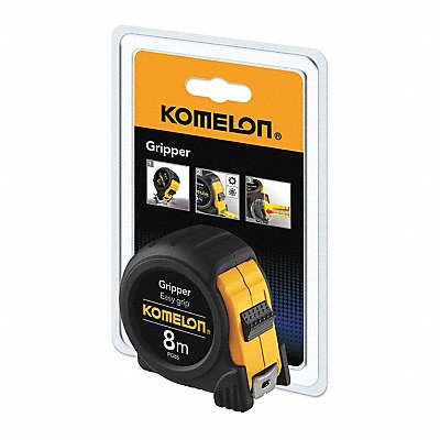 KOMELON PG85 Tape Measure Black Metric 8m x 25mm
