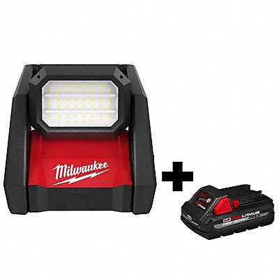MILWAUKEE 23662000000000 Cordless Work Light Battery Incl 5.77 lb