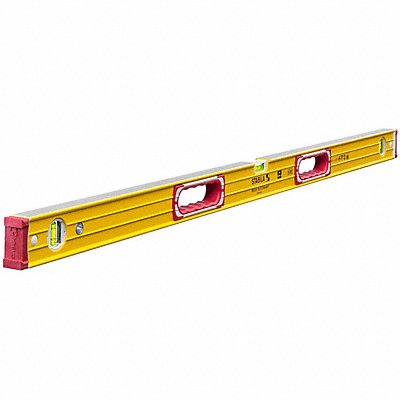 STABILA 37448 Box Level Aluminum 48 in L 3 Vials