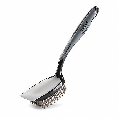 LIBMAN COMMERCIAL 595 Small Grill Brush Stl Fibers Scraper PK6