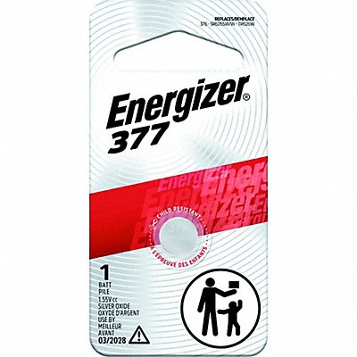 ENERGIZER 377BPZ Button Battery Silver 1.5VDC 377